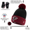 Picture of Ultra Game Standard Super Soft Two Tone Winter Beanie Knit Hat with Extra Warm Touch Screen Gloves, Team Color