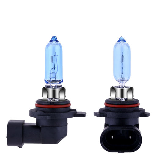 Picture of NEWBROWN 9012 HIR2 Headlight Bulb 9012 Halogen Bulb 5000K Super White Light Long Life Replacement PX22D 12V/55W (9012/HIR2, 2 Pack)