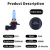 Picture of NEWBROWN 9012 HIR2 Headlight Bulb 9012 Halogen Bulb 5000K Super White Light Long Life Replacement PX22D 12V/55W (9012/HIR2, 2 Pack)