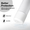 Picture of Alwenid 2PCS Silicone Water Bottle Boot for Owala 40 Oz, Anti-Slip Protective Sleeve Bottom Bumper Protector for FreeSip, Twist, and Flip Stainless Steel Water Bottles (White)
