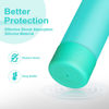Picture of Alwenid 2PCS Silicone Water Bottle Boot for Owala 24 Oz, Anti-Slip Protective Sleeve Bottom Bumper Protector for FreeSip, Twist, and Flip Stainless Steel Water Bottles (Cyan)