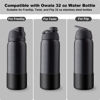 Picture of Alwenid 2PCS Silicone Water Bottle Boot for Owala 32 Oz, Anti-Slip Protective Sleeve Bottom Bumper Protector for FreeSip, Twist, and Flip Stainless Steel Water Bottles (Black)
