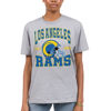 Picture of Junk Food Clothing x NFL - Los Angeles Rams - Team Helmet - Unisex Adult Short Sleeve Fan T-Shirt for Men and Women - Size XX-Large