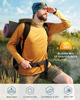 Picture of Roadbox Mens UPF 50+ Long Sleeve SPF Diving Rash Guard UV Sun Protection Shirts for Outdoor Fishing Hiking Swimming Running Golden Yellow