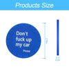 Picture of 8sanlione 2 Pack Car Cup Holder Coasters, 2.75 Inch Non-Slip PVC Insert Cup Coaster, Anti-Scratch Auto Cup Mats for Women Men, Vehicle Interior Accessories Universal for Car, SUV, Truck (D Blue/2PCS)
