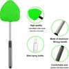 Picture of desin Windshield Cleaning Tool, Car Window Cleaner Windshield Cleaner with 4 Reusable and Washable Microfiber Pads and Extendable Handle Auto Inside Glass Wiper Kit (Green)