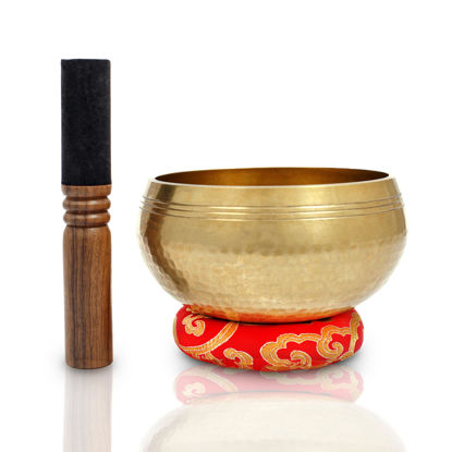 Picture of Large Master healing Tibetan Singing bowls set 6" ~ Meditation Sound Bowl hand Hammered in Nepal For Yoga, Meditation, Mindfulness, Healing & Chakra balancing~ (6 Inch)