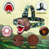 Picture of Nitigo Dinosaur Headlamp for Kids Flashlight 2 Pack, Rechargeable Led Headlights Roar & Silent Mode, T-Rex Dinosaur Toys, Camping Gear, Gifts for Boys Girls Adults