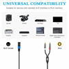 Picture of JOLGOO Unbalanced Dual RCA to XLR Male Y Splitter Patch Microphone Cable, 1 XLR Male to 2 RCA Male Y Adapter Cord Cable, 3.3 Feet