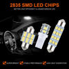 Picture of iFunyLED 24 Pieces Dome Light LED Car Interior Bulb Kit Set 194 T10 DE3175 578 31mm 42mm Bulbs Interior Replacement Lights for Car Map License Plate Door Side Marker Cornering Trunk Light - White