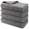 Picture of HOMEXCEL Professional Large Microfiber Car Drying Towels 4 Pack, Lint Free, Scratch Free, Highly Absorbent Drying Towel for Cars, SUVs, RVs, Trucks, and Boats,31" x 24 ",Grey
