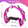 Picture of EastRock Tambourine,Metal Jingles Hand Held Percussion Half-Moon Tambourine and Egg Shakers for Kids, Adults, KTV, Party