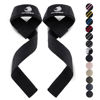 Picture of Fitgriff® Lifting Wrist Straps for Weightlifting, Gym, Deadlift, Workout (Made of Premium Cotton & Padded) - Men & Women (XS, Black-Original)