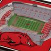 Picture of YouTheFan NCAA Arkansas Razorbacks 3D StadiumView Coaster - Donald W. Reynolds Razorback Stadium (Pack of 12)