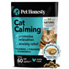 Picture of Pet Honesty Calming Chews for Cats - Cat Anxiety Relief + Helps Reduce Stress - Behavioral Support & Promotes Relaxation for Travel, Boarding, Vet Visits, Separation Anxiety - Chicken (30-Day Supply)