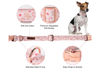 Picture of Unique style paws Christmas Dog Collar Metal Buckle Pink Gingerbread Puppy Collar Gift Durable Cute Collar for Small Medium Large Boys Girls Dogs