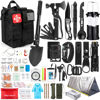 Picture of Survival Kit, 250Pcs Survival Gear First Aid Kit with Molle System Compatible Bag and Emergency Tent, Emergency Kit for Earthquake, Outdoor Adventure, Hiking, Hunting, Gifts for Men Women
