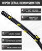 Picture of 2 Factory Wiper Blades Replacement for Mercedes-Benz A205 C205 S205 W205 X253 C & GLC Original Equipment Windshield Wiper Blades Set 22"+22" (Set of 2)