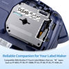 Picture of Labelife M-K131 Clear Tape Compatible with Brother P Touch M Tape Clear 12mm 0.47'' M-K131s M131 MK131 Work with Brother Ptouch PT-M95 PT-65 PT-90 PT70BM PT-45 Label Maker Refills,4-Pack