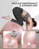 Picture of Trideer Yoga Ball - Exercise Ball for Workout pilates Stability - Anti-Burst and Slip Resistant for physical therapy, Birthing, Stretching & Core Workout, Office Ball Chair, Flexible Seating, Home Gym