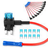 Picture of Nilight Fuse Holder Add-a-circuit Fuse TAP Adapter Mini ATM APM Blade Fuse Holder-10 Pack , 2 years Warranty