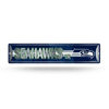 Picture of Rico Industries NFL Seattle Seahawks Home Décor Metal Street Sign (4" x 15") - Great for Home, Office, Bedroom, & Man Cave - Made,Silver