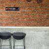 Picture of Rico Industries NFL Chicago Bears Home Décor Metal Street Sign (4" x 15") - Great for Home, Office, Bedroom, & Man Cave - Made,Silver