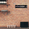 Picture of Rico Industries NFL Baltimore Ravens Home Décor Metal Street Sign (4" x 15") - Great for Home, Office, Bedroom, & Man Cave - Made,Silver