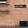 Picture of Rico Industries NFL Cincinnati Bengals Home Décor Metal Street Sign (4" x 15") - Great for Home, Office, Bedroom, & Man Cave - Made,Silver