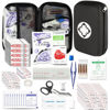 Picture of 276Pcs First-Aid Kit Emergency-Kit Home-Car - First Aid Kits Emergency Kit Home Essentials for Dorm Room First-Aid Kit Emergency Necessities for Boat Hiking Skating, Black YIDERBO