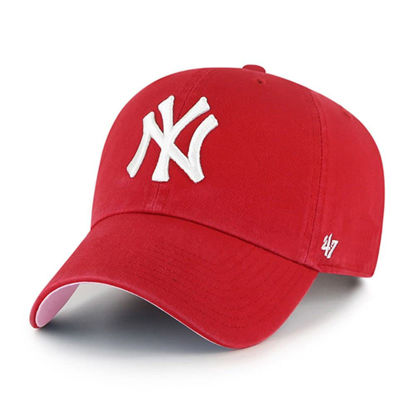 Picture of '47 New York Yankees Adjustable Cap Clean Up MLB, Red, White, Pink, One Size