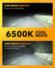 Picture of OXILAM 2025 Q26 H7 Bulbs Real 1:1 Design, 16000LM Brighter H7 Fog Light Bulbs, 6500K Cool White Light Bulb Non-polarity, 3Min Plug and Play, IP68, Pack of 2