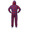 Picture of FOCO New York Giants NFL Plaid One Piece Pajamas - M