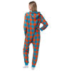 Picture of FOCO Miami Dolphins NFL Plaid One Piece Pajamas - XXL