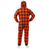 Picture of FOCO Cincinnati Bengals NFL Plaid One Piece Pajamas