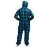 Picture of FOCO Philadelphia Eagles NFL Plaid One Piece Pajamas - L