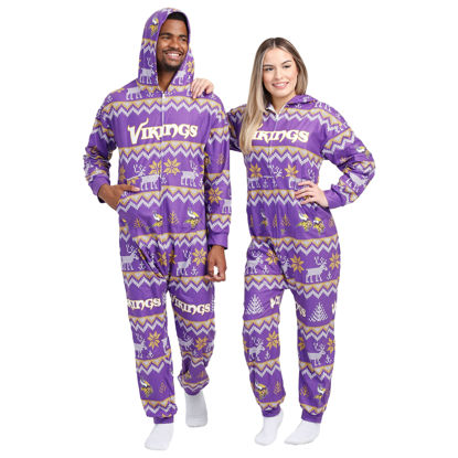 Picture of FOCO NFL Ugly Pattern One Piece Pajamas - 2XL
