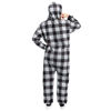 Picture of FOCO Las Vegas Raiders NFL Plaid One Piece Pajamas - XL