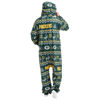 Picture of FOCO Green Bay Packers NFL Ugly Pattern One Piece Pajamas - XL