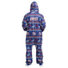 Picture of FOCO New York Giants NFL Ugly Pattern One Piece Pajamas - L