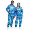Picture of FOCO Carolina Panthers NFL Ugly Pattern One Piece Pajamas - XL