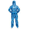 Picture of FOCO Carolina Panthers NFL Ugly Pattern One Piece Pajamas - XL