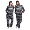 Picture of FOCO Las Vegas Raiders NFL Ugly Pattern One Piece Pajamas - 2XL