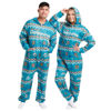 Picture of FOCO Miami Dolphins NFL Ugly Pattern One Piece Pajamas - L