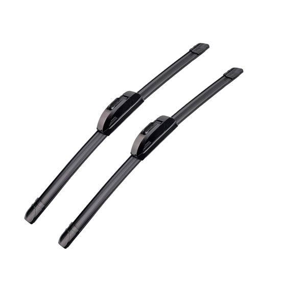 Picture of ZIXMMO OEM Quality 20in + 19in Premium All-Season Windshield Wiper Blades for Original Equipment Replacement(Set of 2)