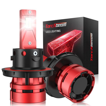 Picture of Torchbeam 9008 Fog Bulbs Combo, H13 Fog Light for ATVS, Fog Powersports Bulbs, 50000HRS Lifespan Plug and Play for ATVS, Pack of 2