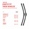 Picture of OEM Quality Performance Premium 22 wiper blades 2 pack,All-Season Auto Replacement Windshield Wiper Blades,Fit Chevrolet Impala 2013-2006 GMC Yukon 2020-2000 Isuzu Ascender 2008-2003 +More Cars