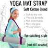 Picture of TECEUM Yoga Mat Strap - Black & 30+ Colors - Adjustable Mat Holder Sling Carrier for All Mats [Mat Not Included]