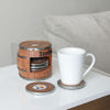 Picture of FOCO Pittsburgh Steelers NFL 5 Pack Barrel Coaster Set
