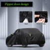 Picture of Car Cover Custom Fit for 2014-2024 Mini Cooper/Cooper S/Hardtop/Clubman/Countryman 4 Door, Waterproof All Weather Full Exterior Cover Rain Sun Hail Protector with Door Zipper